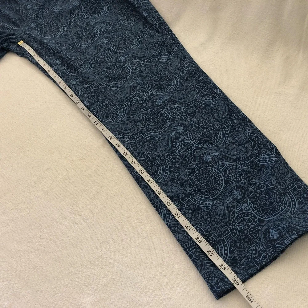 Peter Millar Pants Mens 42x29 Blue Crown Sport Paisley Golf Stretch Performance